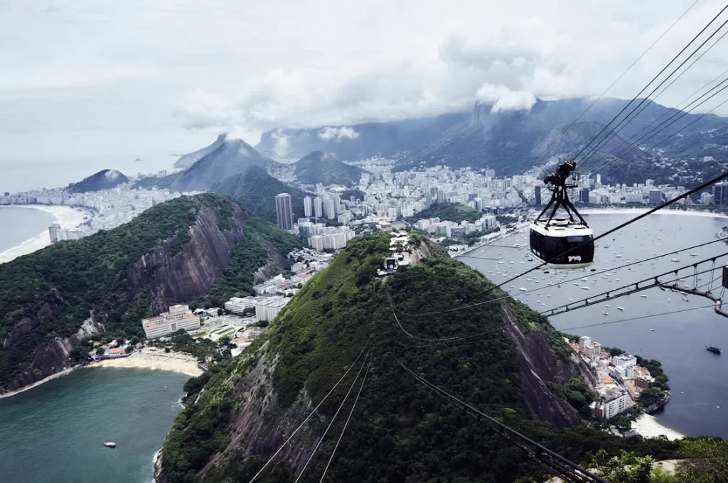 Imagem do bondinho do Pão de Açúcar 